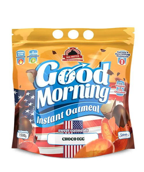 Good Morning Instant Oatmeal · Choco Egg, 1,5 kg · choco egg