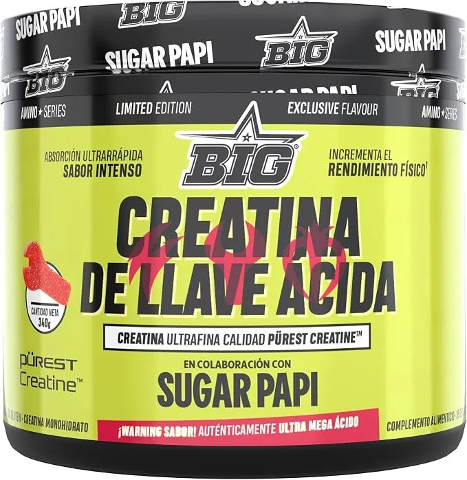 Creabig Purest Creatine Ultrafina · Llave Ácida, 340 g · llave ácida