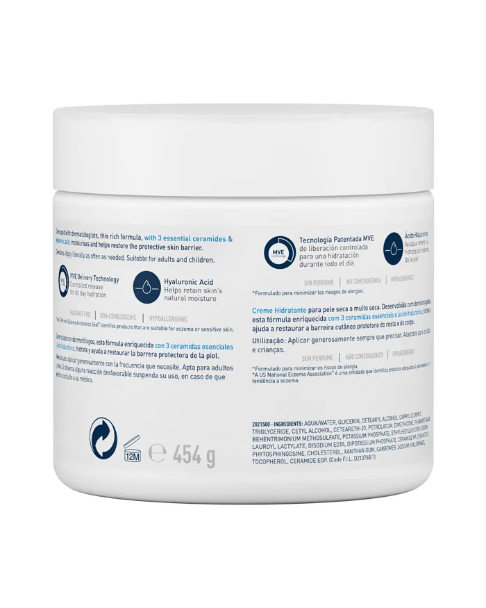 Crema Hidratante, 454 g