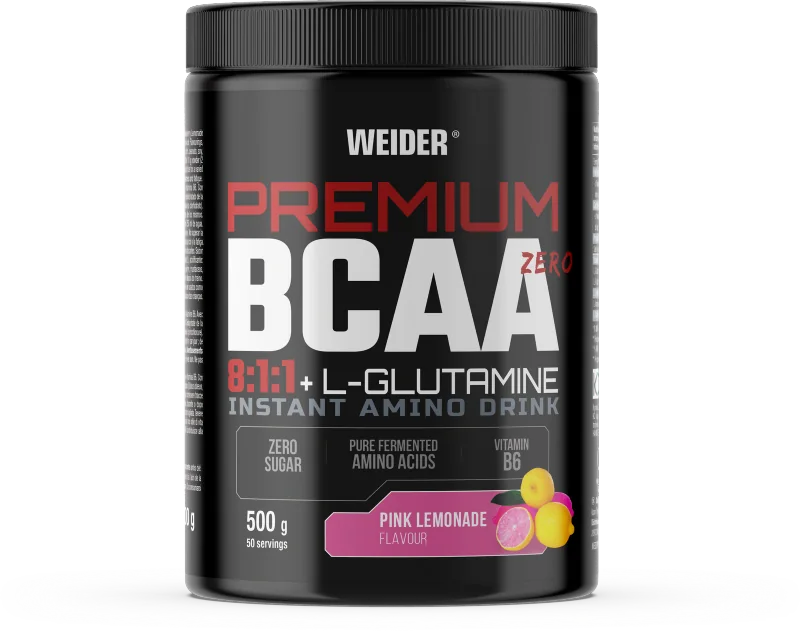 Premium BCAA 8:1:1 + L-Glutamine · Pink Lemonade, 500 g