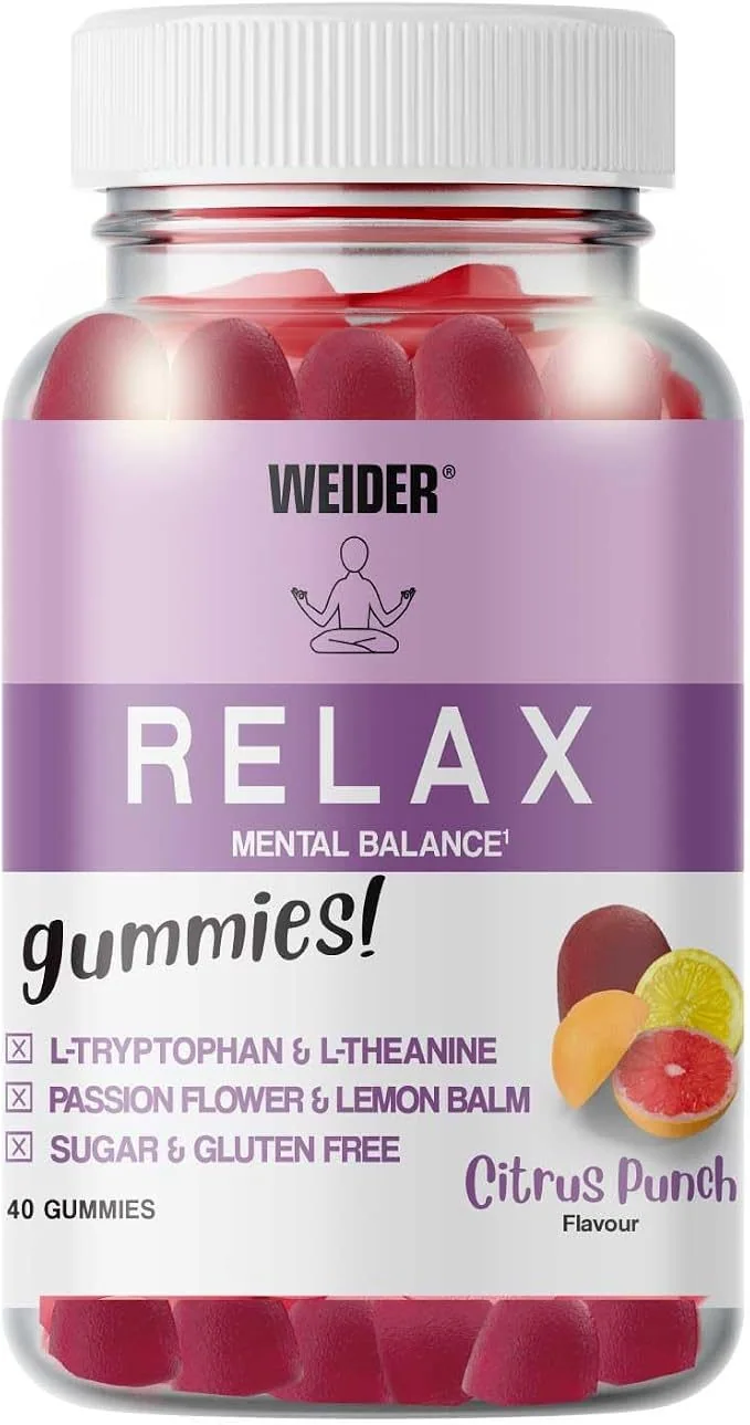 Relax Gummies · Citrus Punch, 40 gominolas