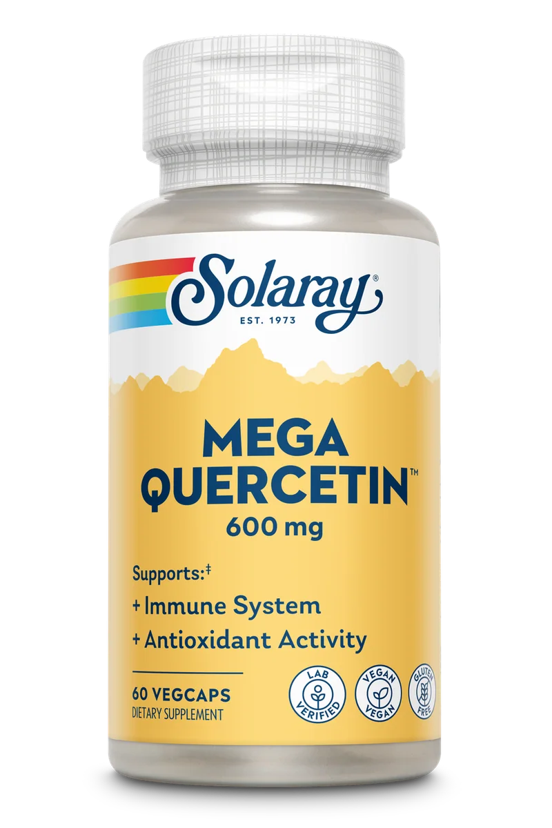 Mega Quercetin 600 mg, 60 cápsulas vegetales
