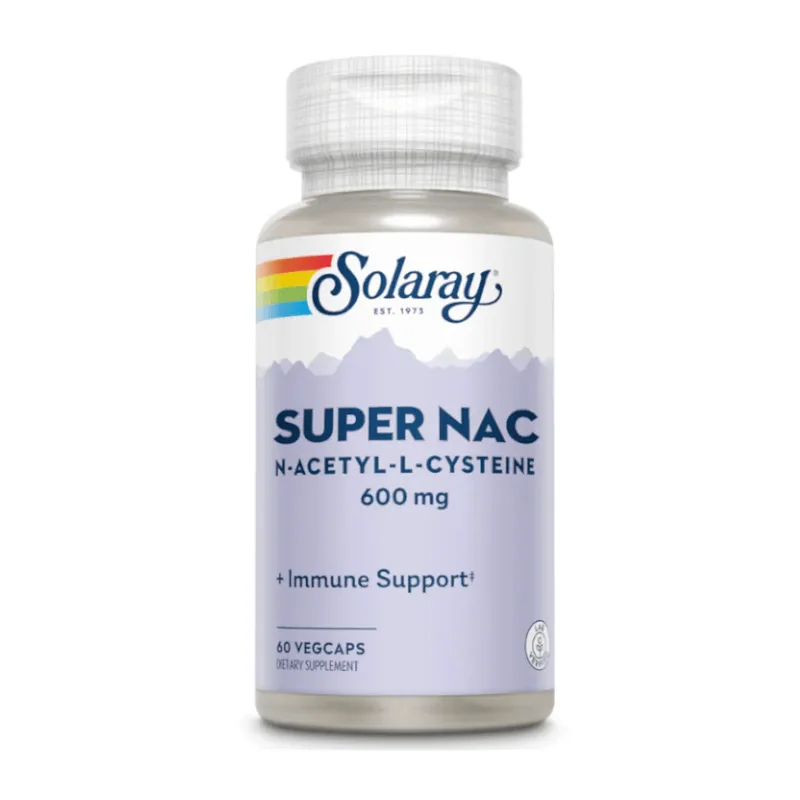 Super NAC 600 mg, 60 cápsulas vegetales