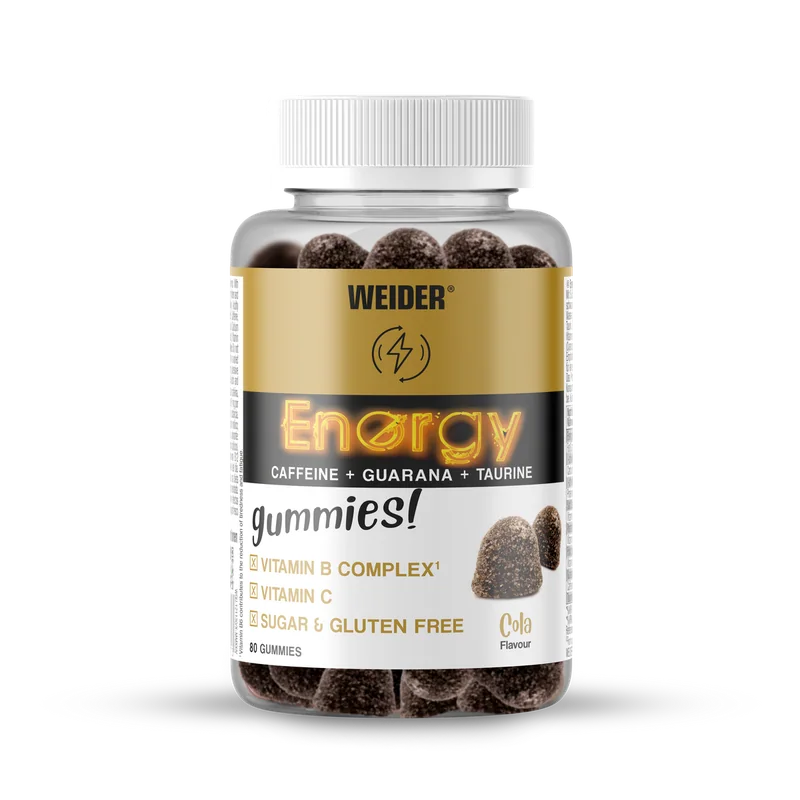 Energy Caffeine Gummies · Cola, 80 gominolas