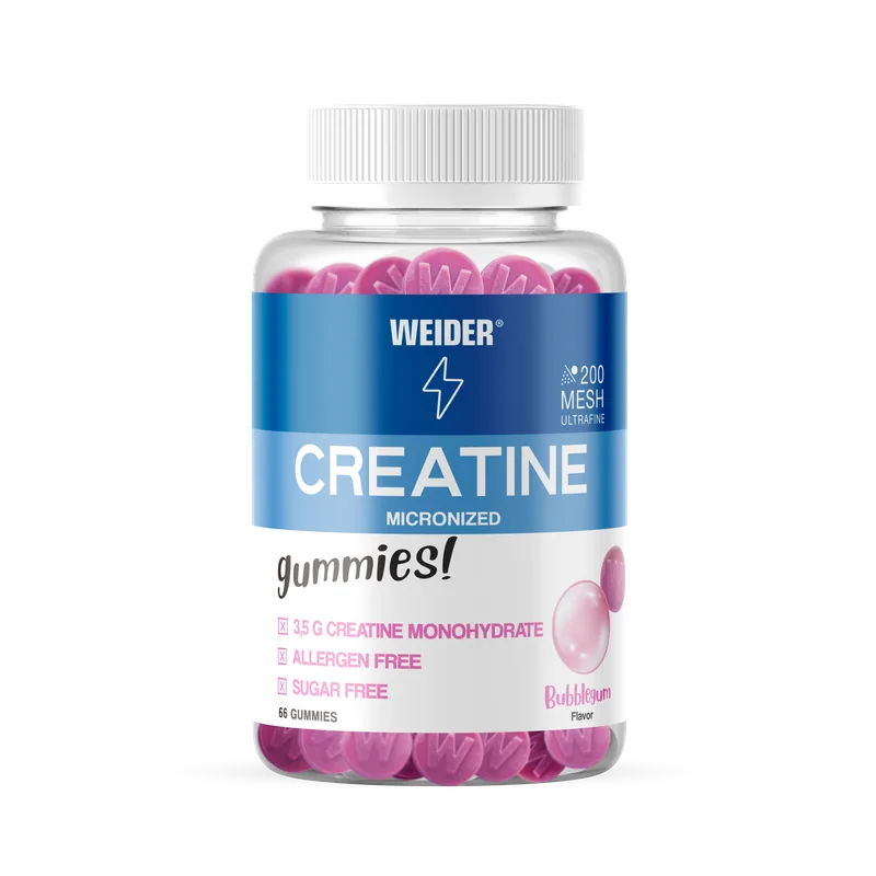 Micronized Creatine Gummies · Chicle, 66 gominolas