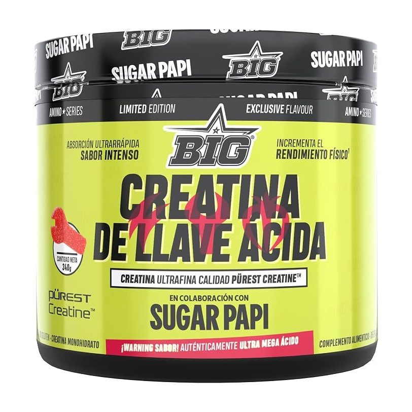 Creabig Purest Creatine Ultrafina · Llave Ácida, 340 g · llave ácida