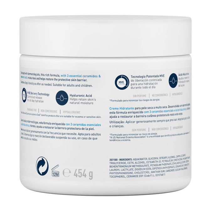 Crema Hidratante, 454 g