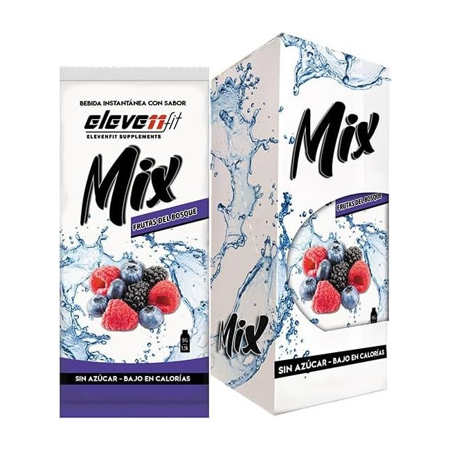 Mix sin azúcar · Frutas del bosque · 12 sobres, 12 sobres · 9 g