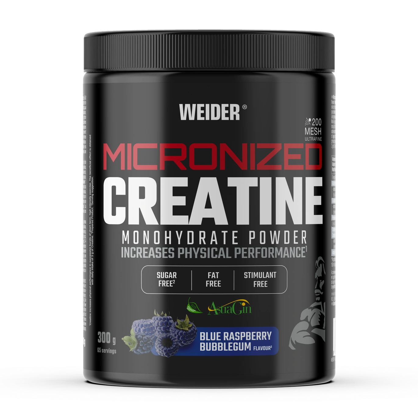 Micronized Creatine · Chicle de frambuesa, 300 g