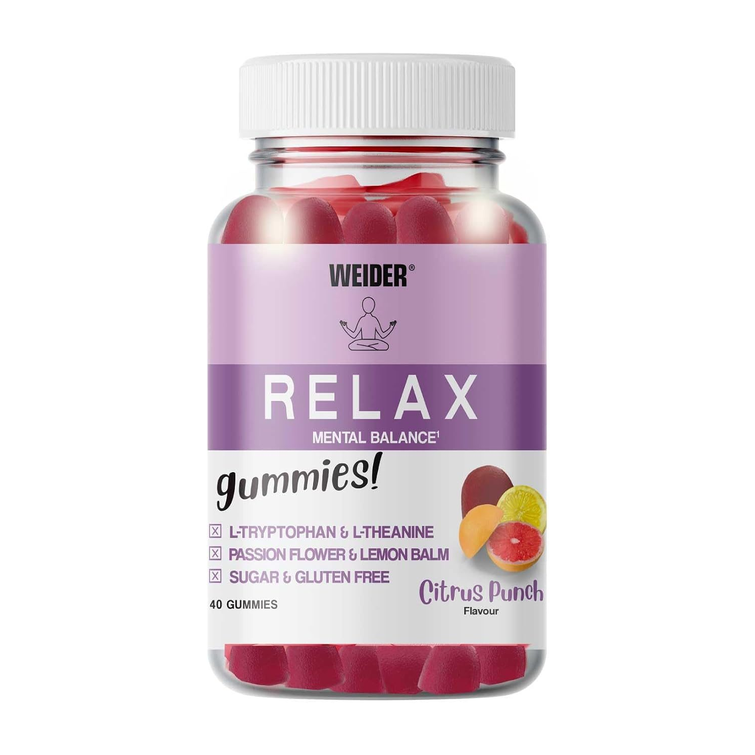 Relax Gummies · Citrus Punch, 40 gominolas