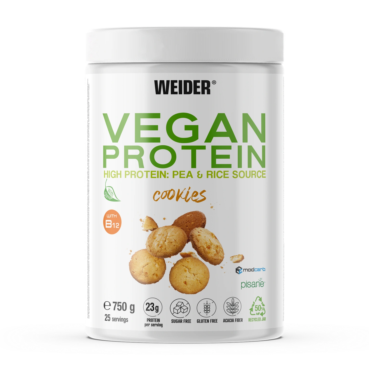 Vegan Protein · Cookies, 750 g · cookies
