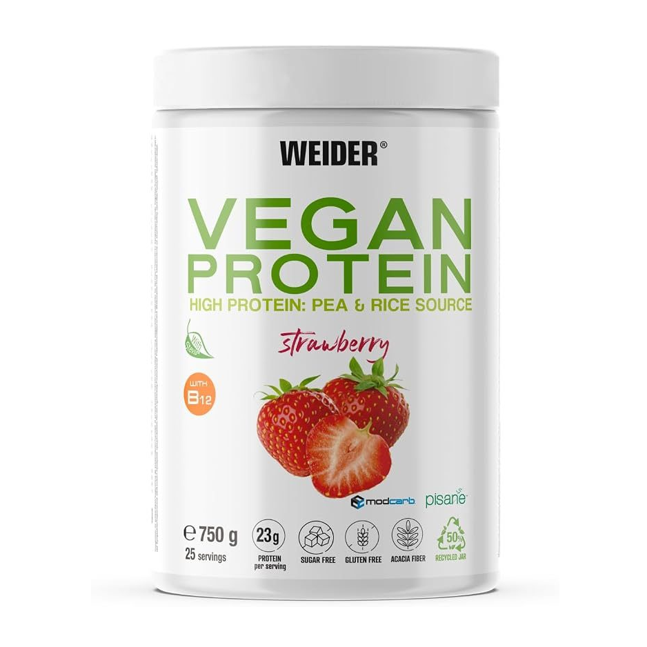 Vegan Protein · Fresa, 750 g