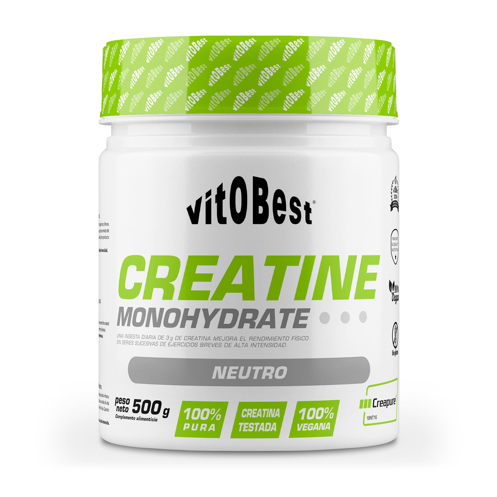 Creatina Monohidrato Creapure®, 500 g · neutro