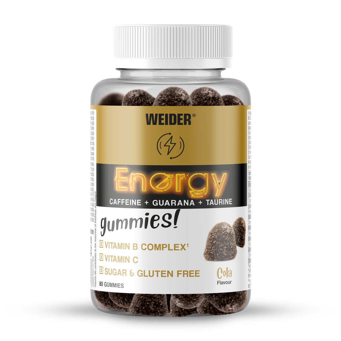 Energy Caffeine Gummies · Cola, 80 gominolas