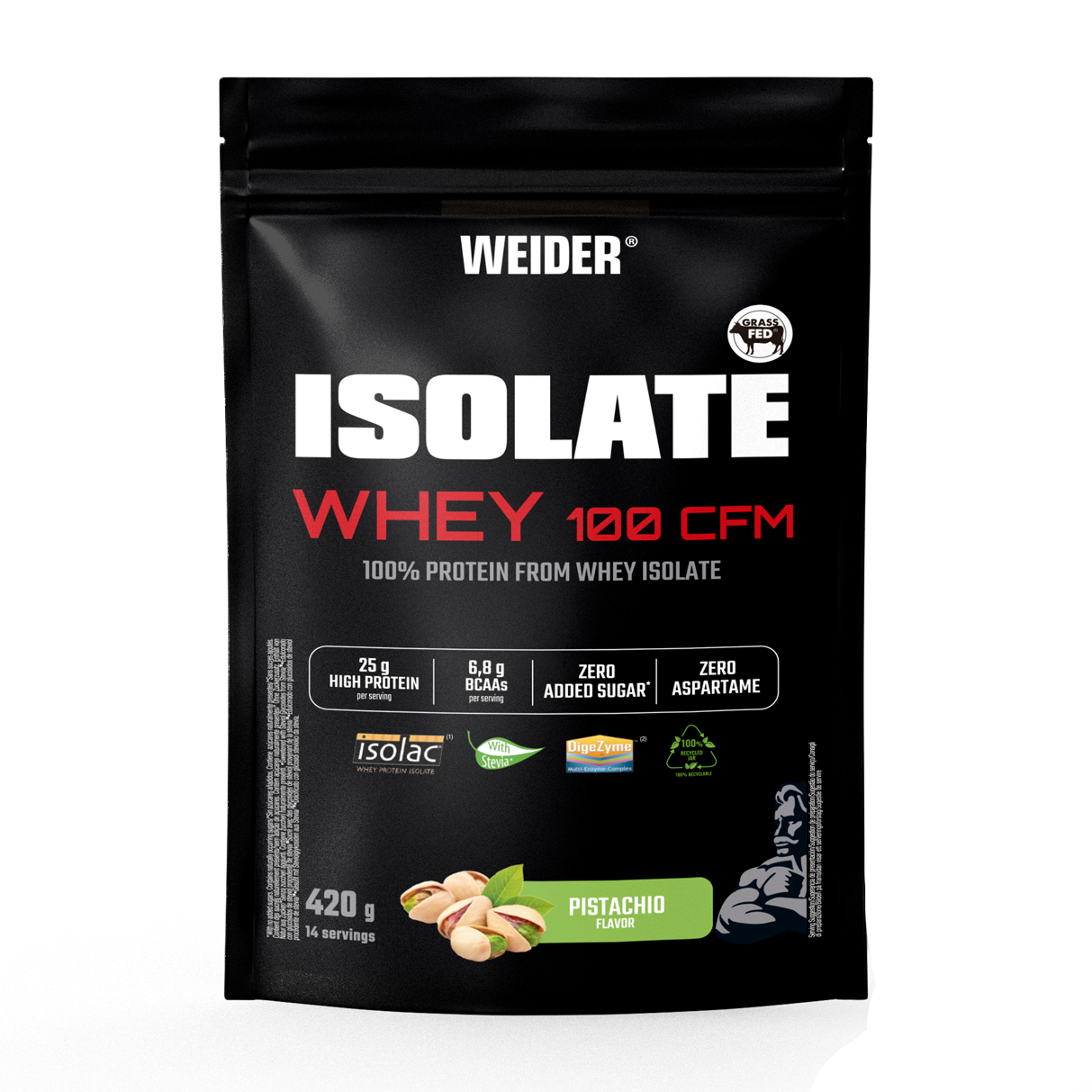 Isolate Whey 100 CFM · Pistacho, 420 g · pistacho